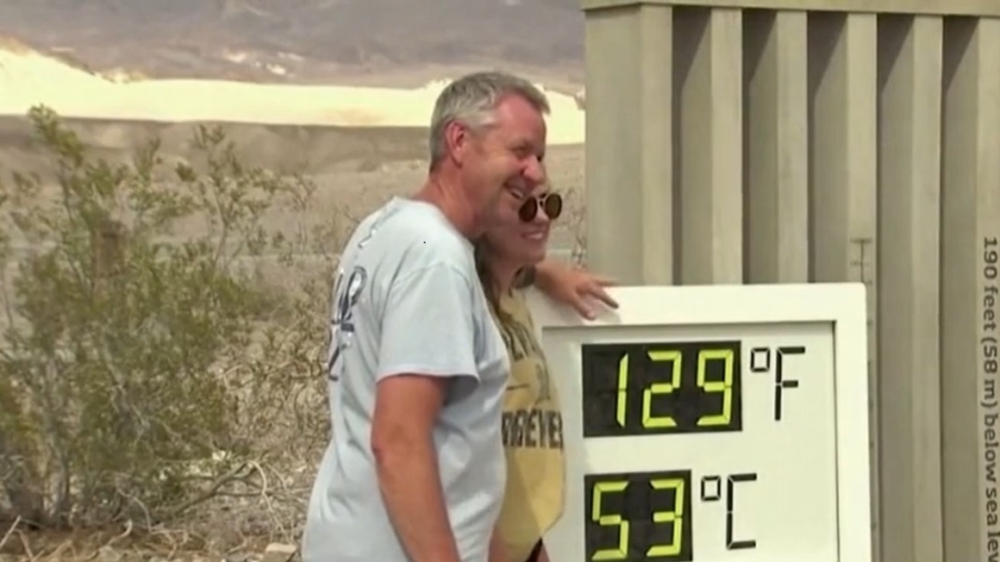 Death Valley Hits 129 Degrees Fahrenheit