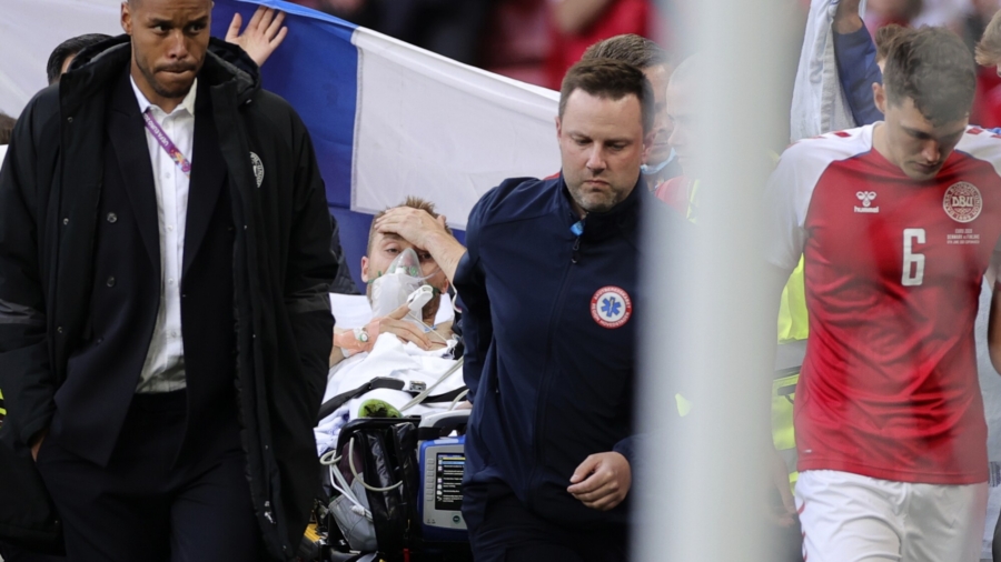 In Scary Scene at Euro 2020, Eriksen Collapses on the Field