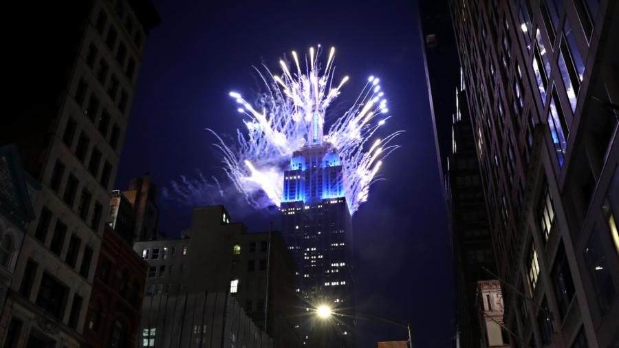 New York Celebrates After Virus Restrictions Lift