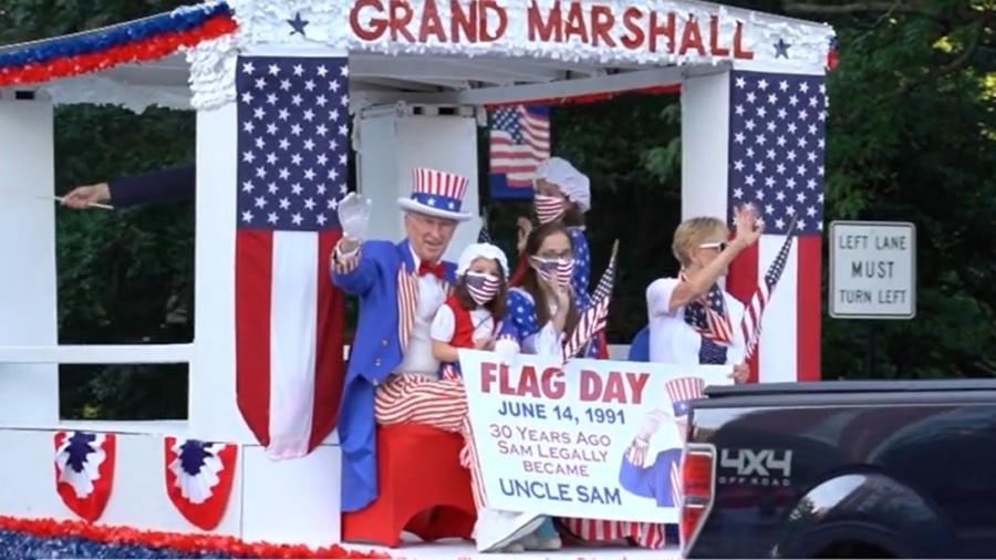 70th Flag Day Parade in Quincy, Massachusetts