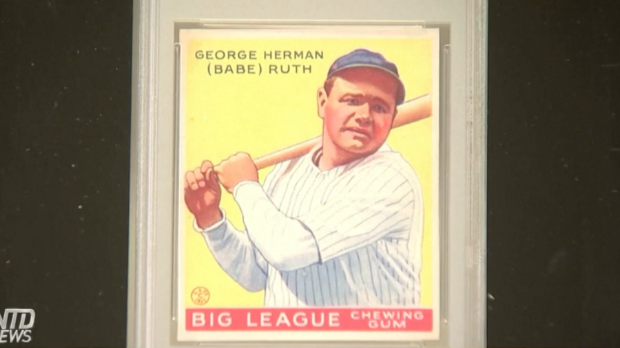 Rare Babe Ruth Baseball Card Up for Auction