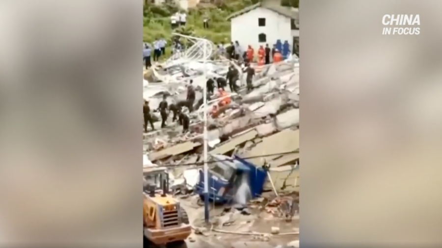 7-Story Residential Building Collapses in China