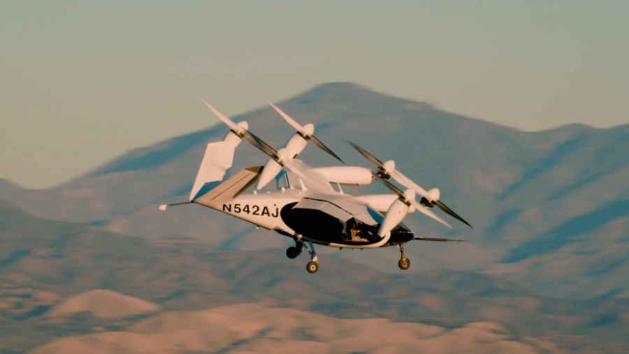 California Company Produces Air Taxi Electric Helicopter