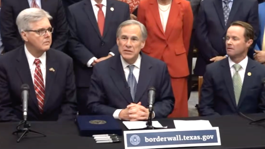 Gov. Abbott: Texas Begins Building Border Wall