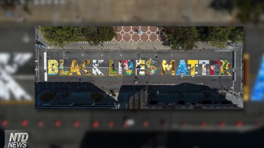 Police Officers Sue Over BLM Mural