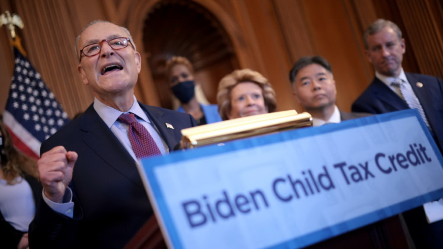 Democratic Leaders Tout Child Tax Credit