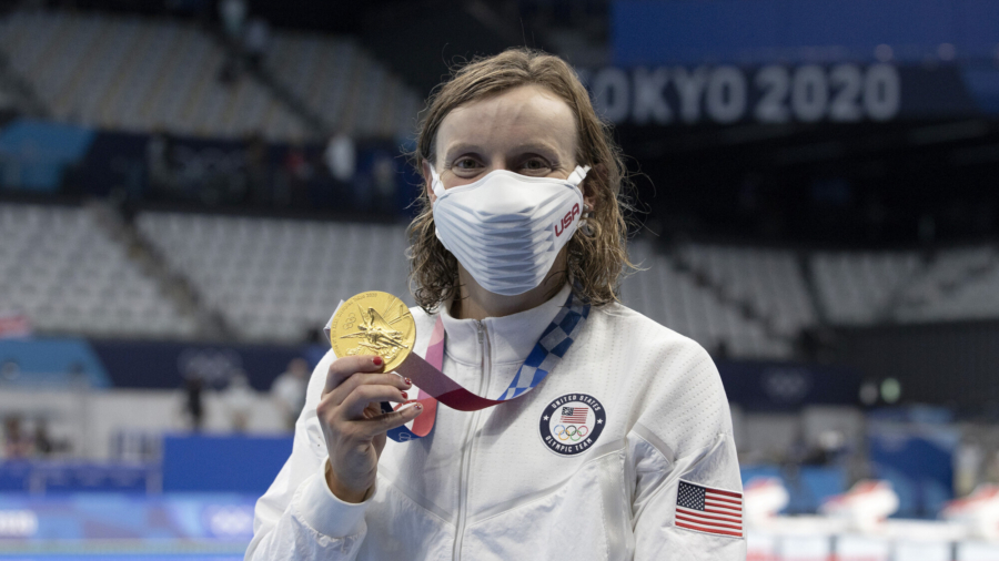 Olympics: Ledecky Wins Gold, Biles Still Out