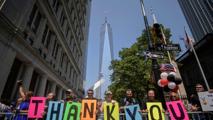 NYC Holds Parade for Essential Workers