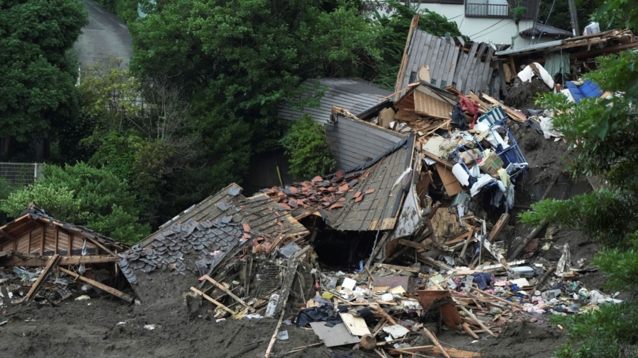 Japan Searches for Dozens Missing in Mudslide; 4 Dead