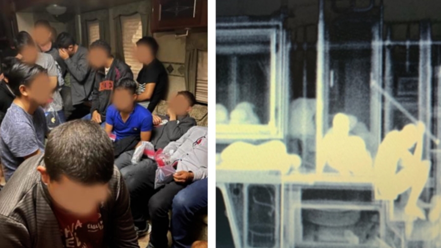 Texas Border Agents Intercept Travel Trailers Smuggling 74 Illegal Aliens