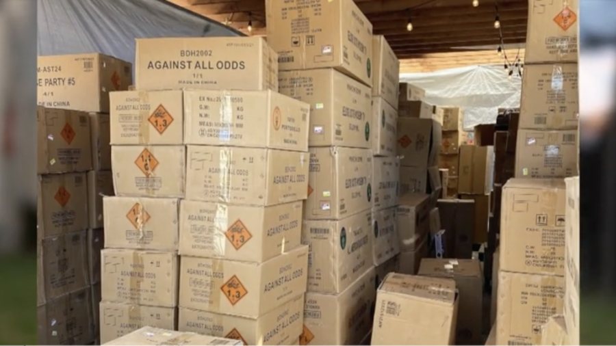 LAPD Detonates Confiscated Fireworks