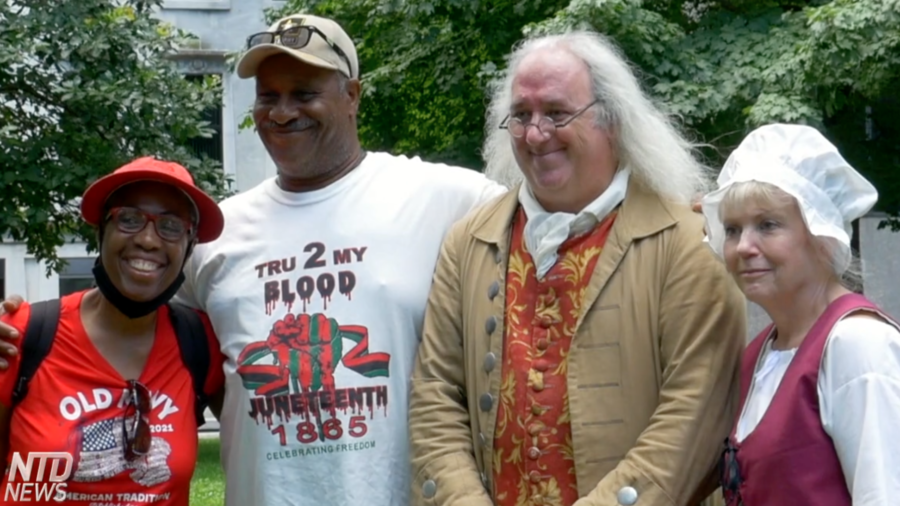 Philadelphians Hold 'Celebration of Freedom'