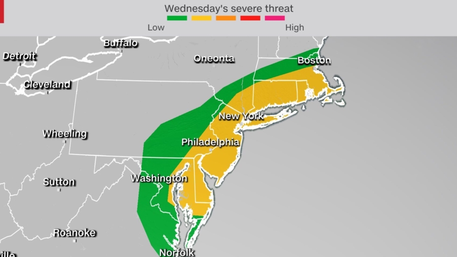 Severe Storms Threaten the Northeast but Will Also Help Clear Wildfire Smoke From the Skies