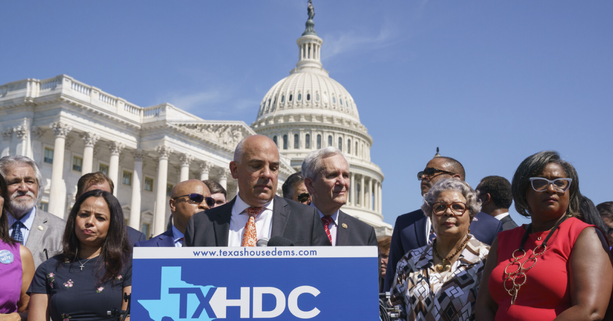 Texas SergeantatArms Serves Warrants for Democrats NTD