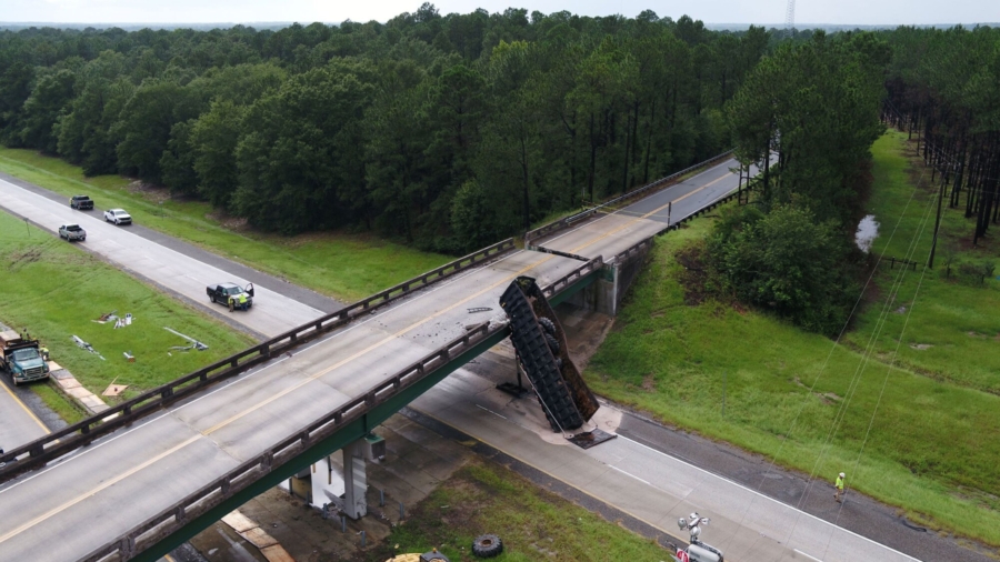 Georgia Interstate Is Shut Down After a Truck Crashed Into a Bridge, Shifting It by 6 Feet