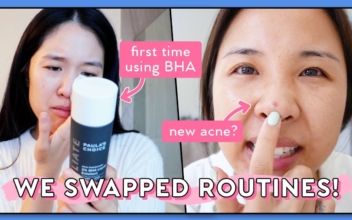 We Swapped Our Oily/Acne & Dry Skin Routines for 1 Week! Bad Idea…