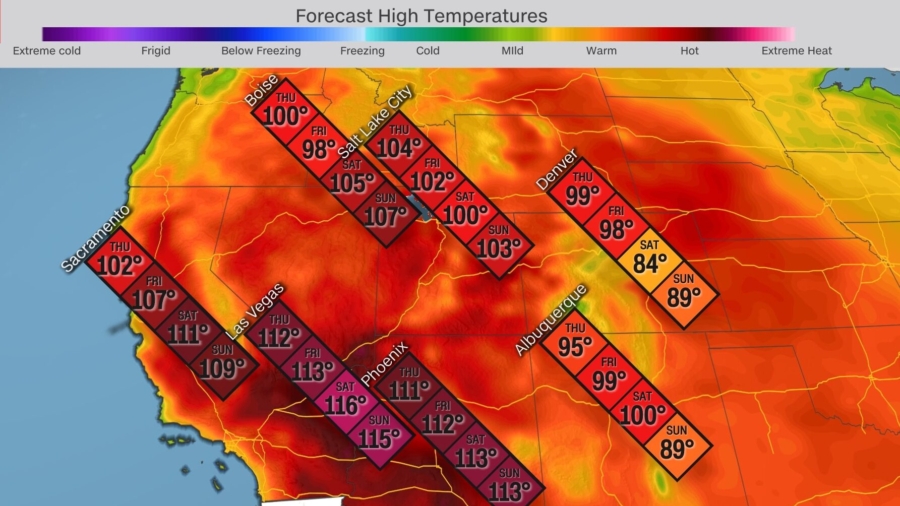 Another Heat Wave Is Set to Scorch the Southwest Again This Weekend