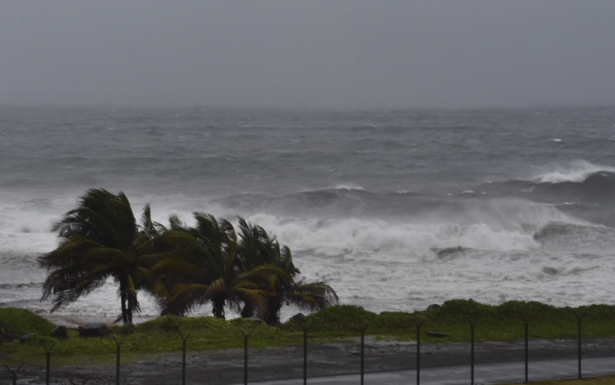 Hurricane Elsa approaches Argyle, St. Vincent, on July 2, 2021. (Orvil Samuel/AP Photo)