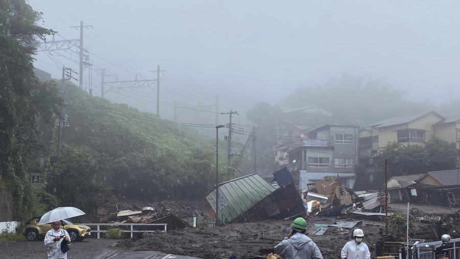 2 Dead, 20 Missing in Japan After Heavy Rain Triggers Landslide Near Tokyo