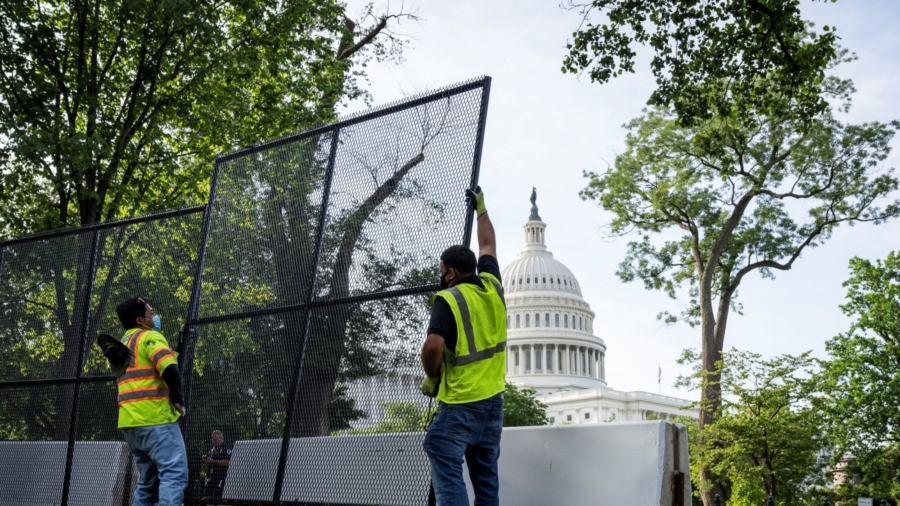 Fencing Around US Capitol Removed Six Months After Jan. 6 Breach