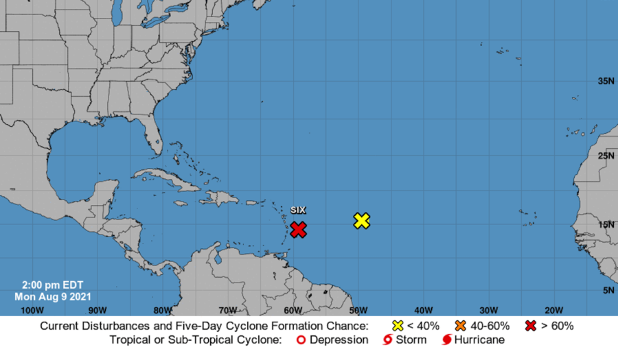 Tropical Warnings Likely to Be Issued for Puerto Rico With Storm Formation Possible in the Atlantic Monday