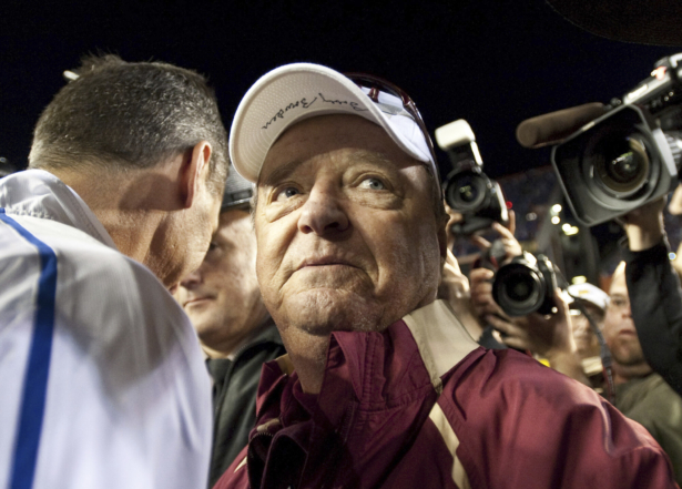 Florida State head football coach Bobby Bowden during an NCAA football game in Gainesville ,Fla., on Nov. 28, 2009. (Phil Sandlin/AP Photo)