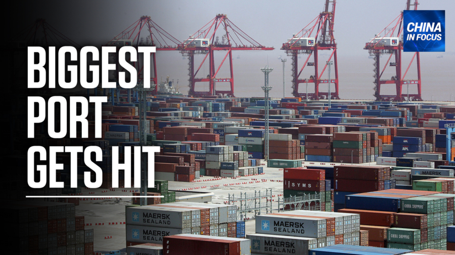 China's Biggest Shipping Port Struck by Virus