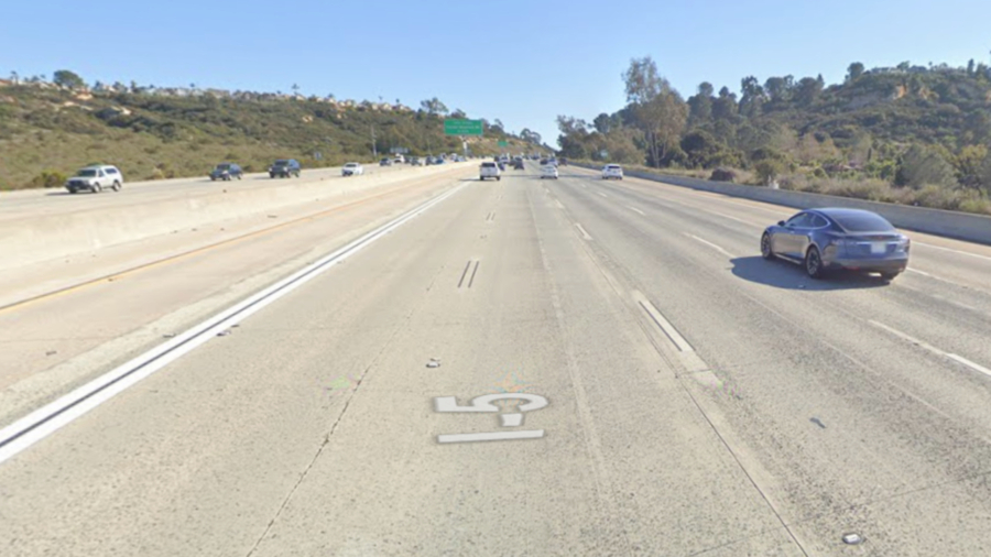 Small Plane Lands on Interstate 5 North of San Diego