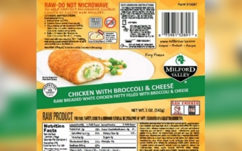 Nearly 60,000 Pounds of Frozen Raw Chicken Products Sold at Aldi and Other Stores Recalled
