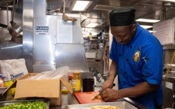 Navy Cooks Work Hard Aboard USS Ross to Nourish Crew