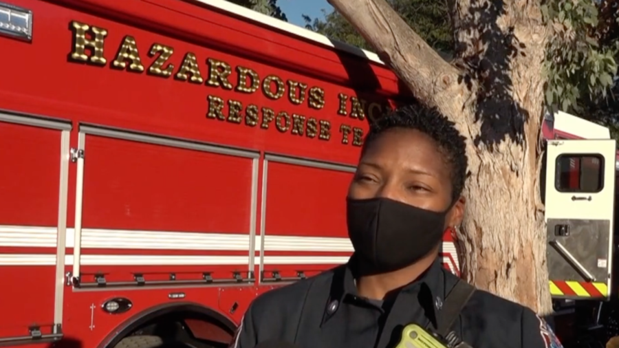 Hazmat Unit, Police Join Community National Night Out