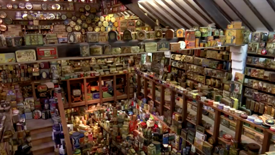 Belgian Collector Shows 60,000 Vintage Tin Boxes
