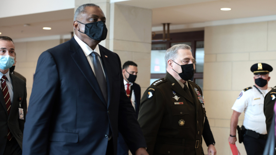 Retired, High-Ranking Military Officers Call for Austin and Milley to Resign