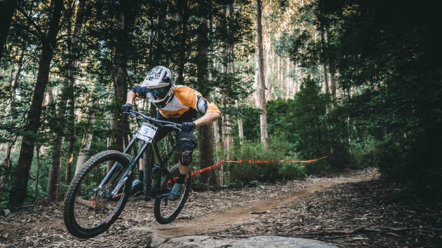 Mountain Biker Lands World's First Downhill Bike Front Flip Heel-Clicker