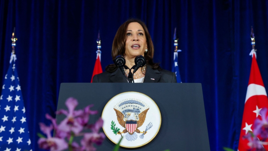 Harris Rebukes Beijing on Coercion in South China Sea