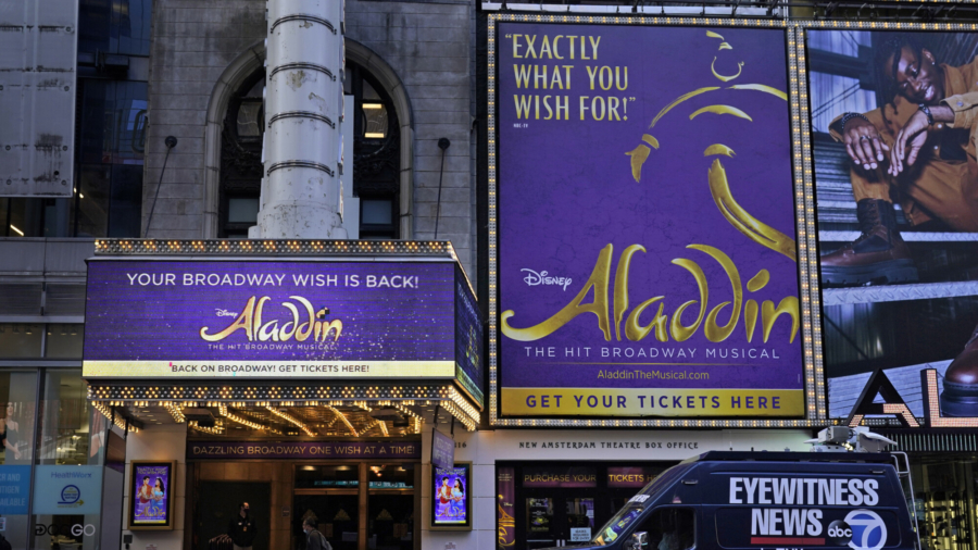 Reopening of ‘Aladdin’ on Broadway Halted by COVID-19 Cases