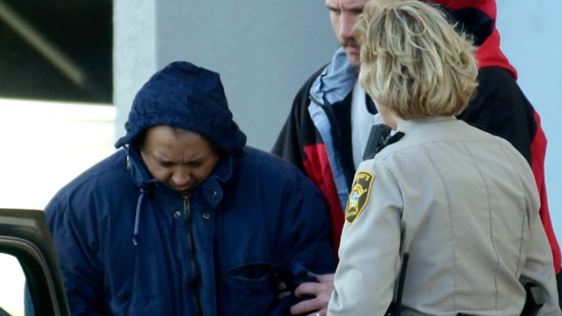 Alfonso Rodriguez Jr. (L) is seen after waiving extradition at the Polk County Courthouse in Crookston, Minn., on Dec. 3, 2003. (Ann Heisenfelt/AP Photo)