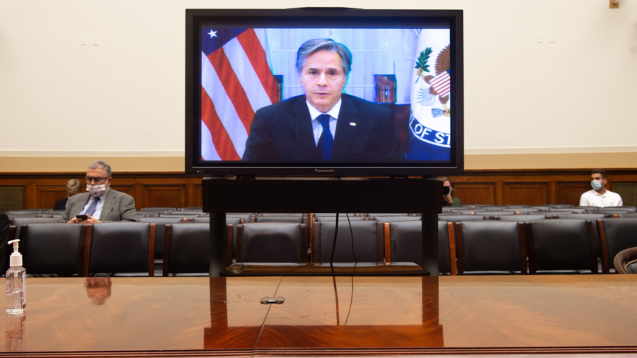 Blinken Testifies on Afghanistan Withdrawal