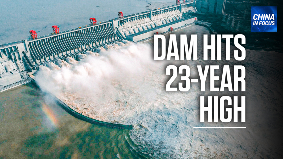 China's Three Gorges Dam Hits 23-year High