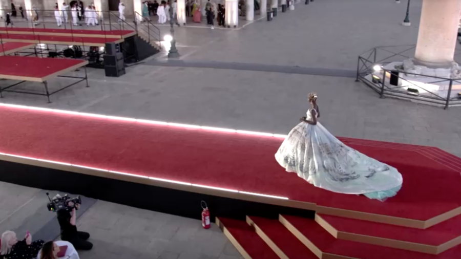 Dolce & Gabbana Showcases Couture in Venice