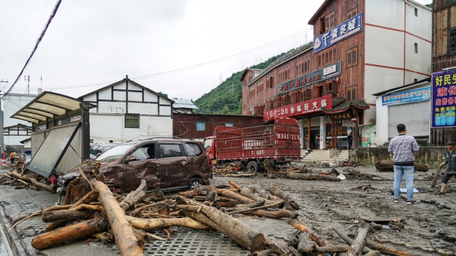 Landslides Destroy Homes in Southwest China