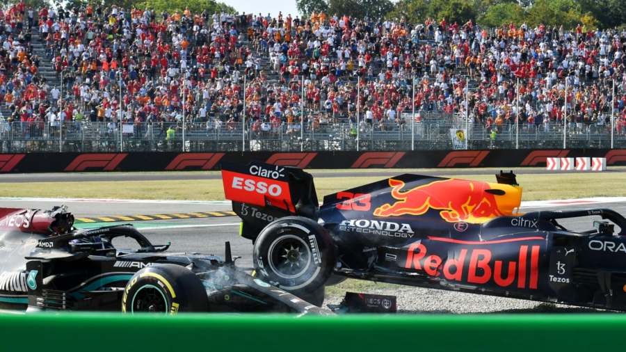 Hamilton and Verstappen Blame Each Other for Monza Crash