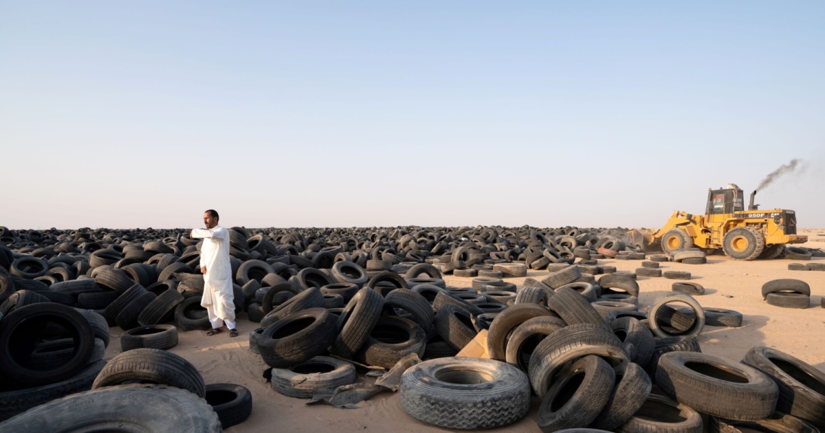Kuwait Starts to Recycle Massive Tire Graveyard NTD