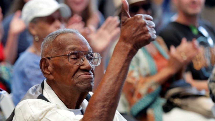 Oldest US Veteran of WWII Celebrates His 112th Birthday