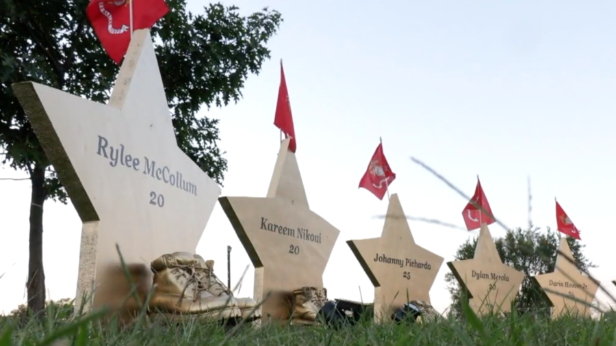 NYC Artist’s Tribute to 13 Fallen Service Members