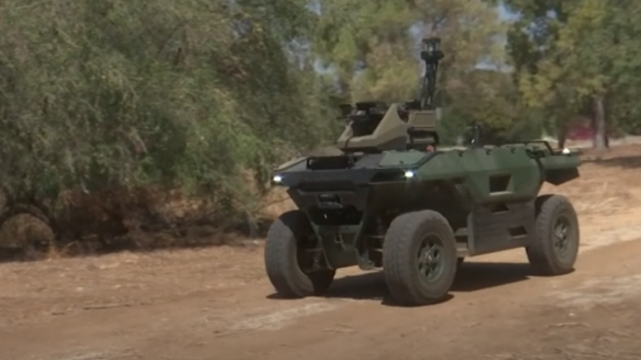 Israel Unveils Unmanned Ground Vehicle