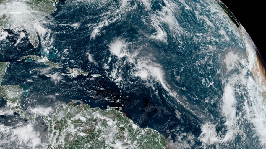 Tropical Storms Peter and Rose Form Over Atlantic Ocean
