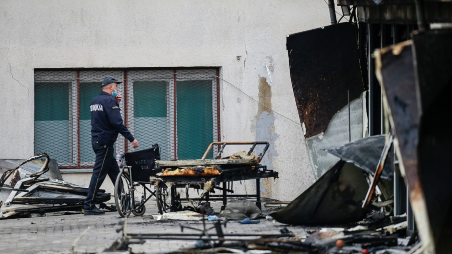 Blaze at COVID-19 Field Hospital Kills 14: North Macedonia
