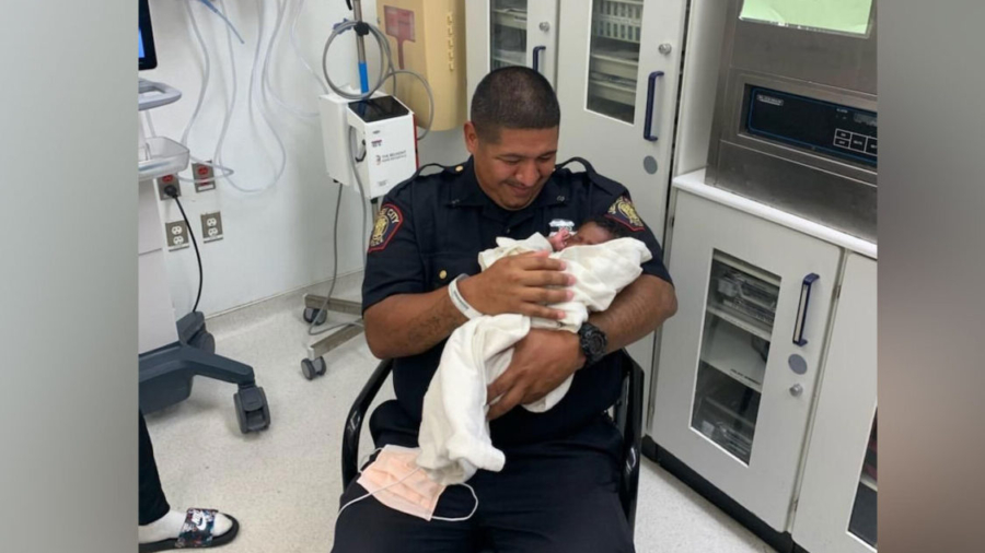 Officer Catches 1-Month-Old Baby Dropped From 2nd Floor Balcony, Authorities Say