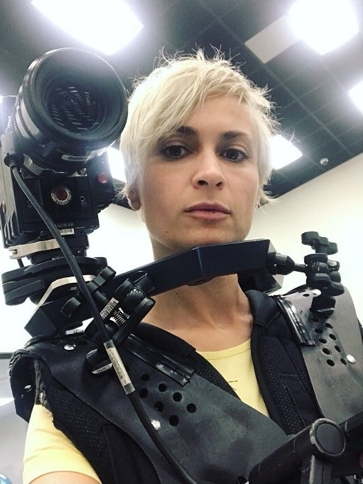 Halyna Hutchins, director of photography for "Rust", poses for a selfie photo in this picture obtained from social media. (Courtesy of Halynahutchins via Instagram/via Reuters)